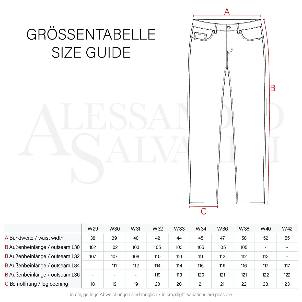Alessandro Salvarini Uomo Designer Denim Jeans Bianco-Giallo Cucitura AS007
