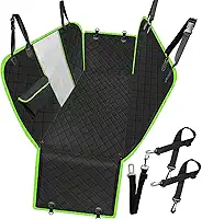 Capa Protetora Carro Pet Impermeável, Antiderrapante, Resistente ao Desgaste, Grande Capacidade 4 em 1 capa de Banco Traseiro de Carro para Cachorro Cachorro Verde