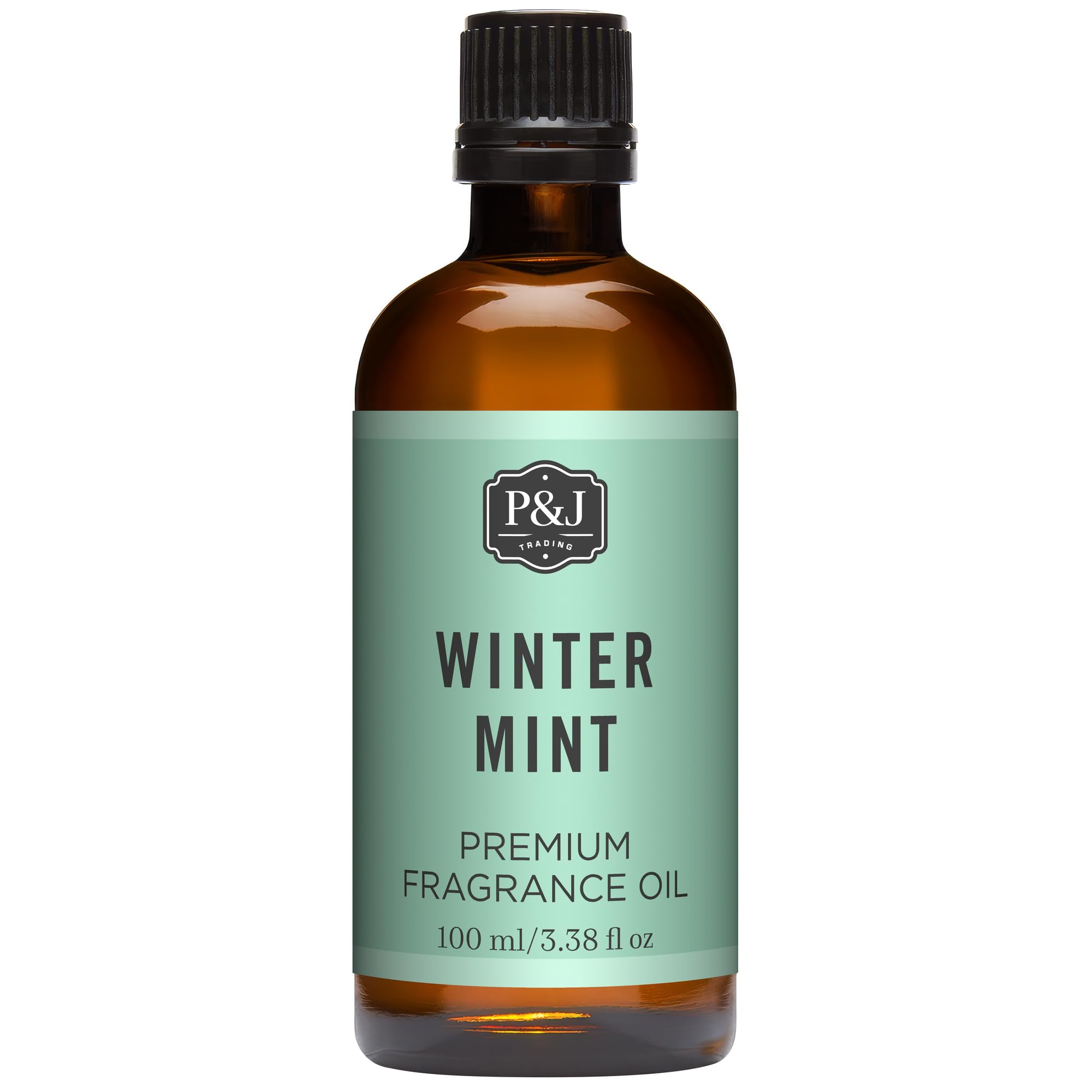 P&amp;J Trading - Winter Mint Scented Oil 100ml - Fragrance Oil for Candle Making, Soap Making, Diffuser Oil