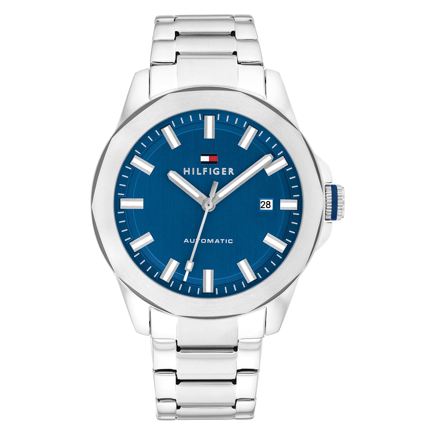 tommy hilfiger Lars Chinese Automatic Analog with Blue Dial Silver Stainless Steel Strap Watch for Men - TH1710693W-picture-22