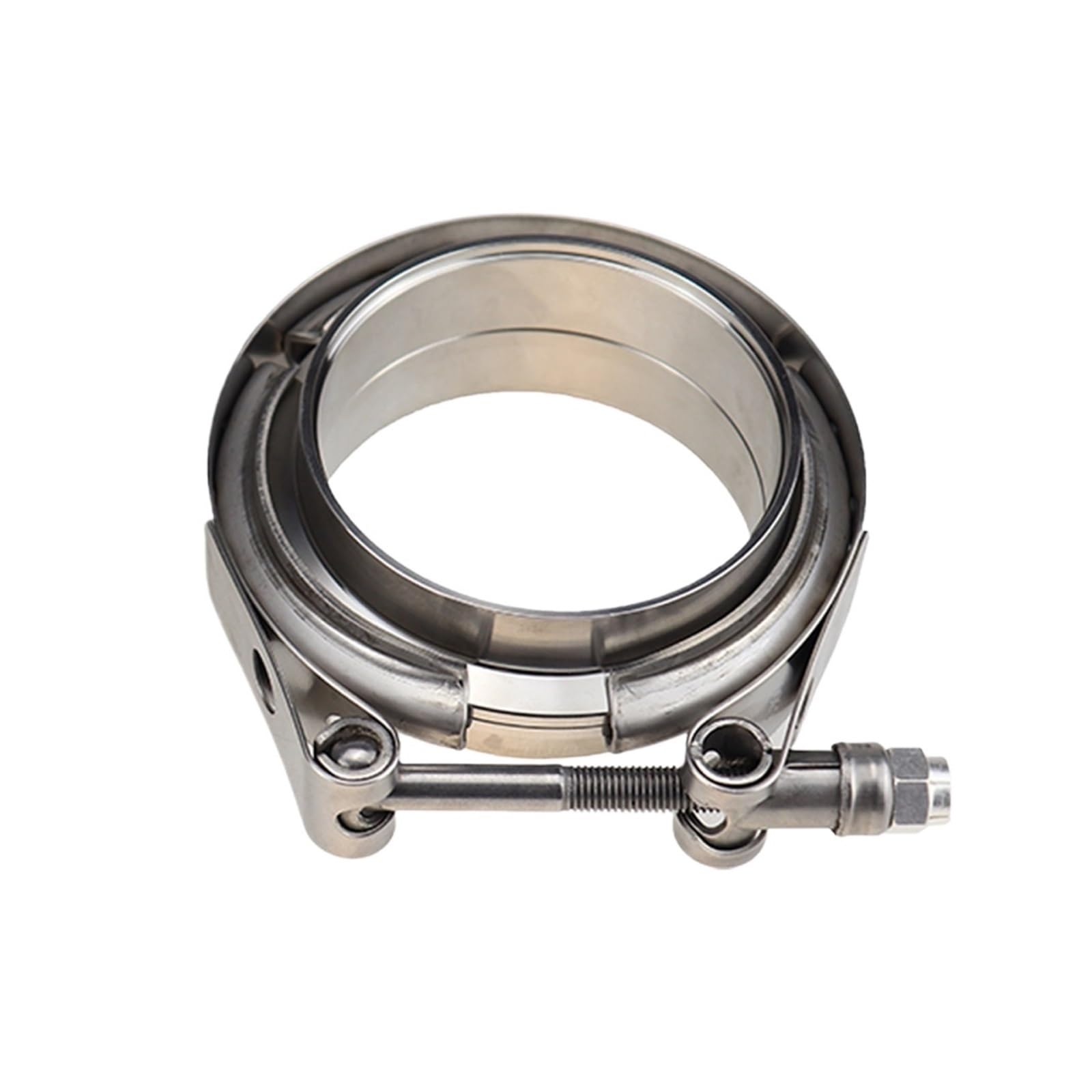 Band clamps 304 Stainless Steel 2" 2.5" 3" 3. V band Clamp V-band Exhaust Flange Turbo pipes Clamps Kits Down Pipe Universal(2.5IN-NORMAL)