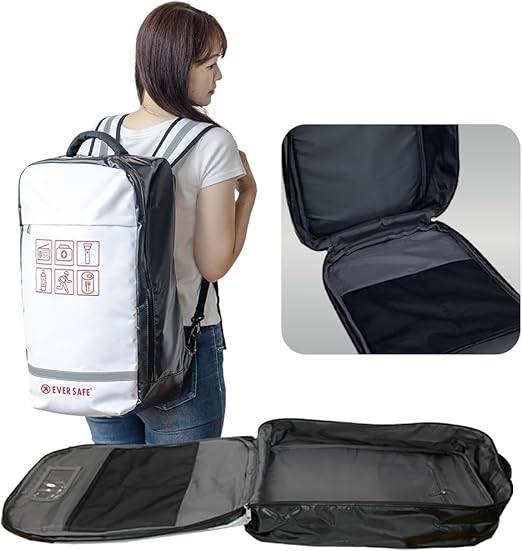 Amazon.co.jp: PEACEUP オシャレで凄い 防災リュック 多機能 撥水 SAFETY FIRST : DIY・工具・ガーデン