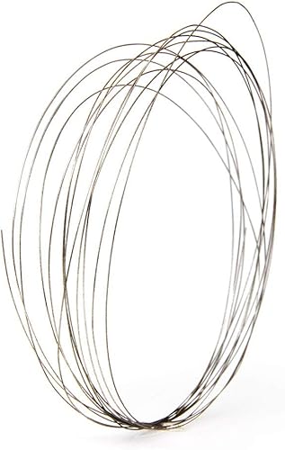 Sierra de corte de alambre de diamante de 5MPack 0.018 in para Jade mármol granito metal vidrio cerámica