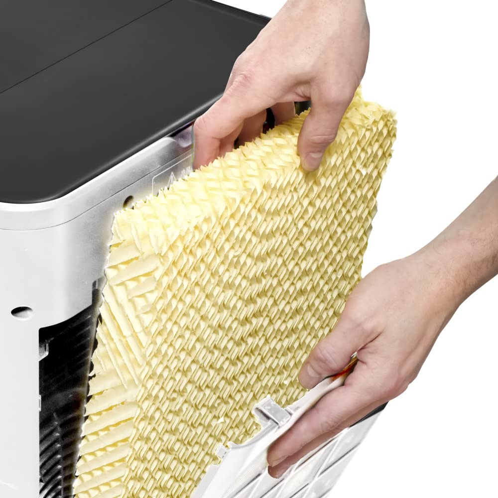 TROTEC Rafraîchisseur d'air PAE 61 - Pour 72m² - Climatiseur sans évacuation à évaporation - 40L Résevoir - Fournis 4 accumulateurs de froid