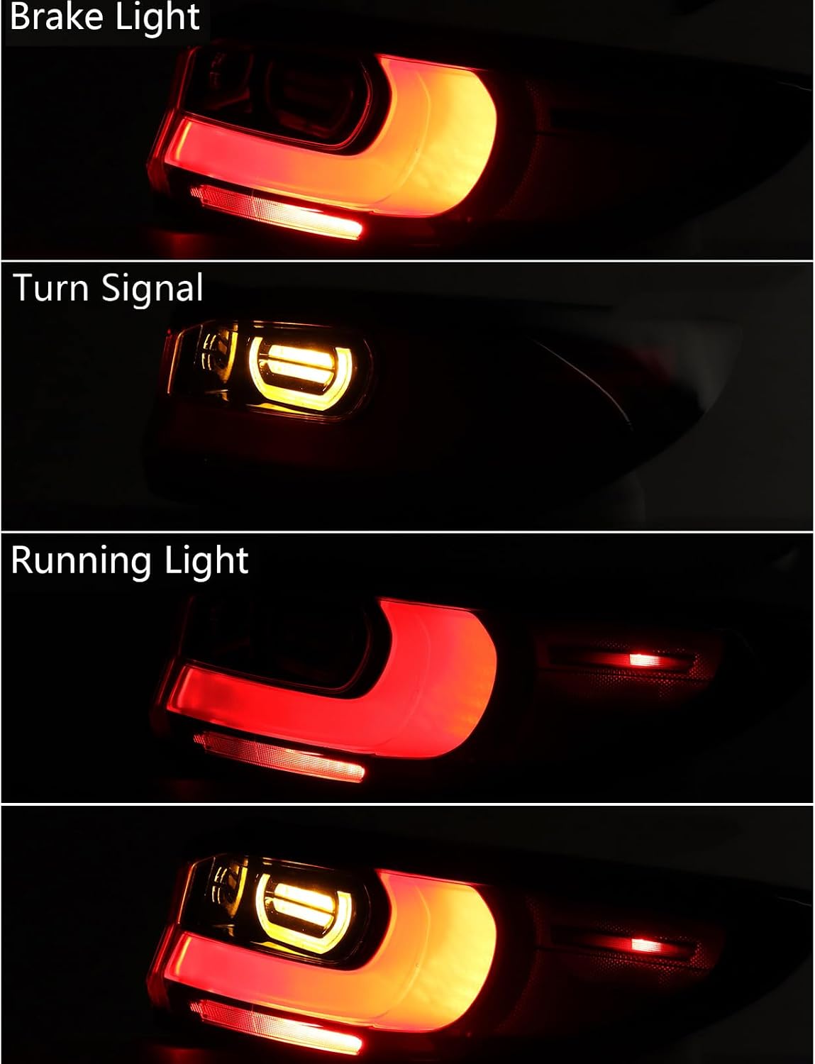 Astra Depot LED Tail Light Assembly Rear Brake Lamp Fits for 2024 2025 Mazda CX-90 Turbo Sport, for Mazda CX90 PHEV Sport/GS-L/GS/GT (KMV7-51-150, MA2805143, Outer Right)
