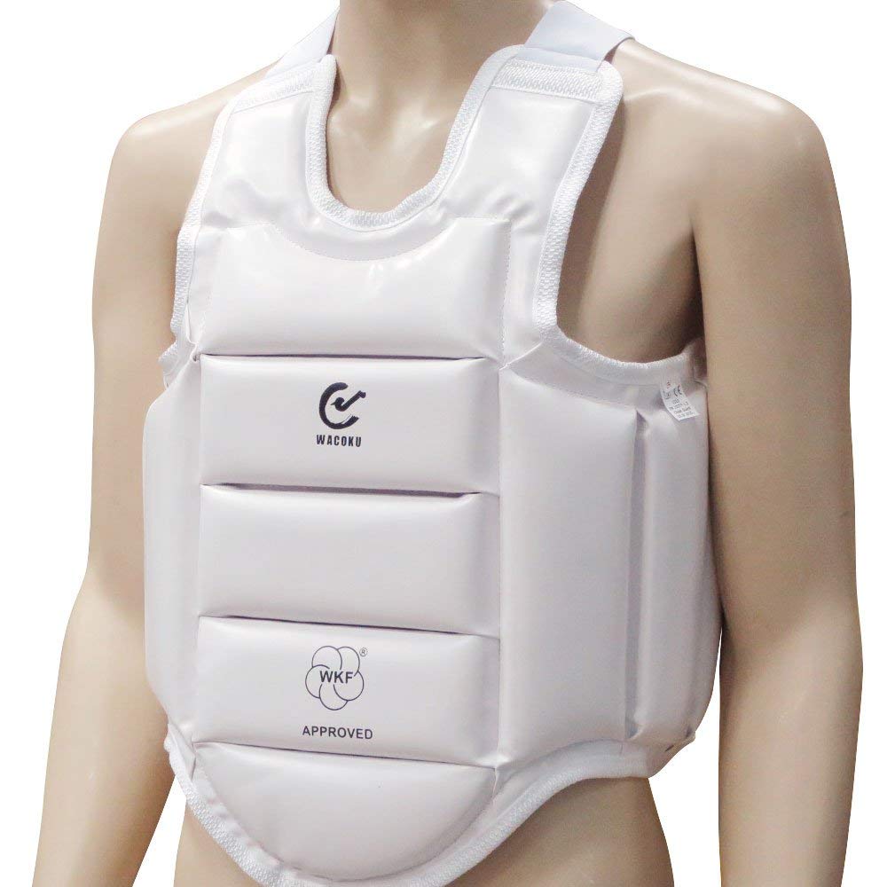 WKF Karate Competition Approved Sparring Chest Guard - Junior Size