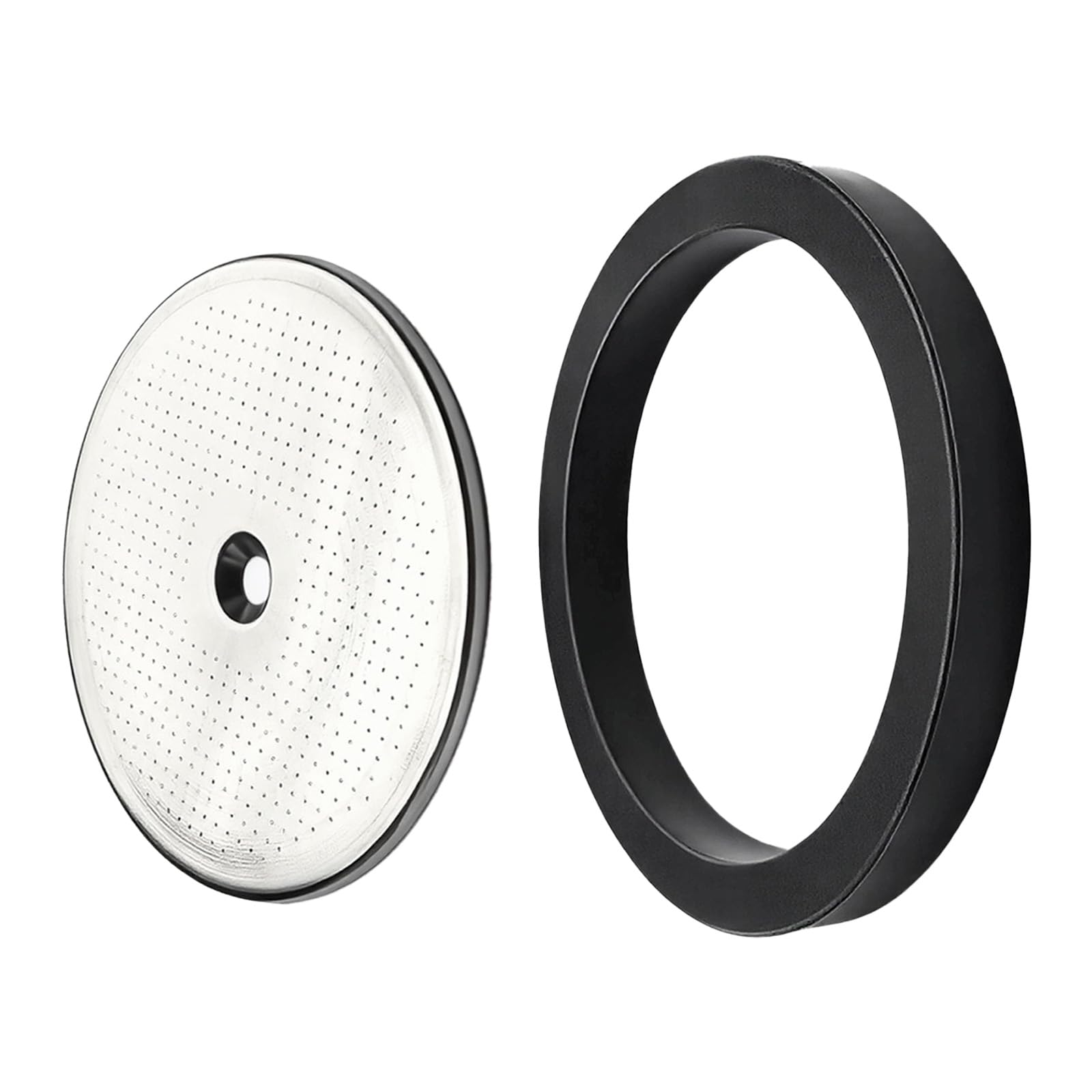 Msioytog Espresso Machine Part Brew Head Seal Rings and Shower Screen Replacement Part for Even Water Flows and Riched Flavor Seal Hoop for Coffee Machine