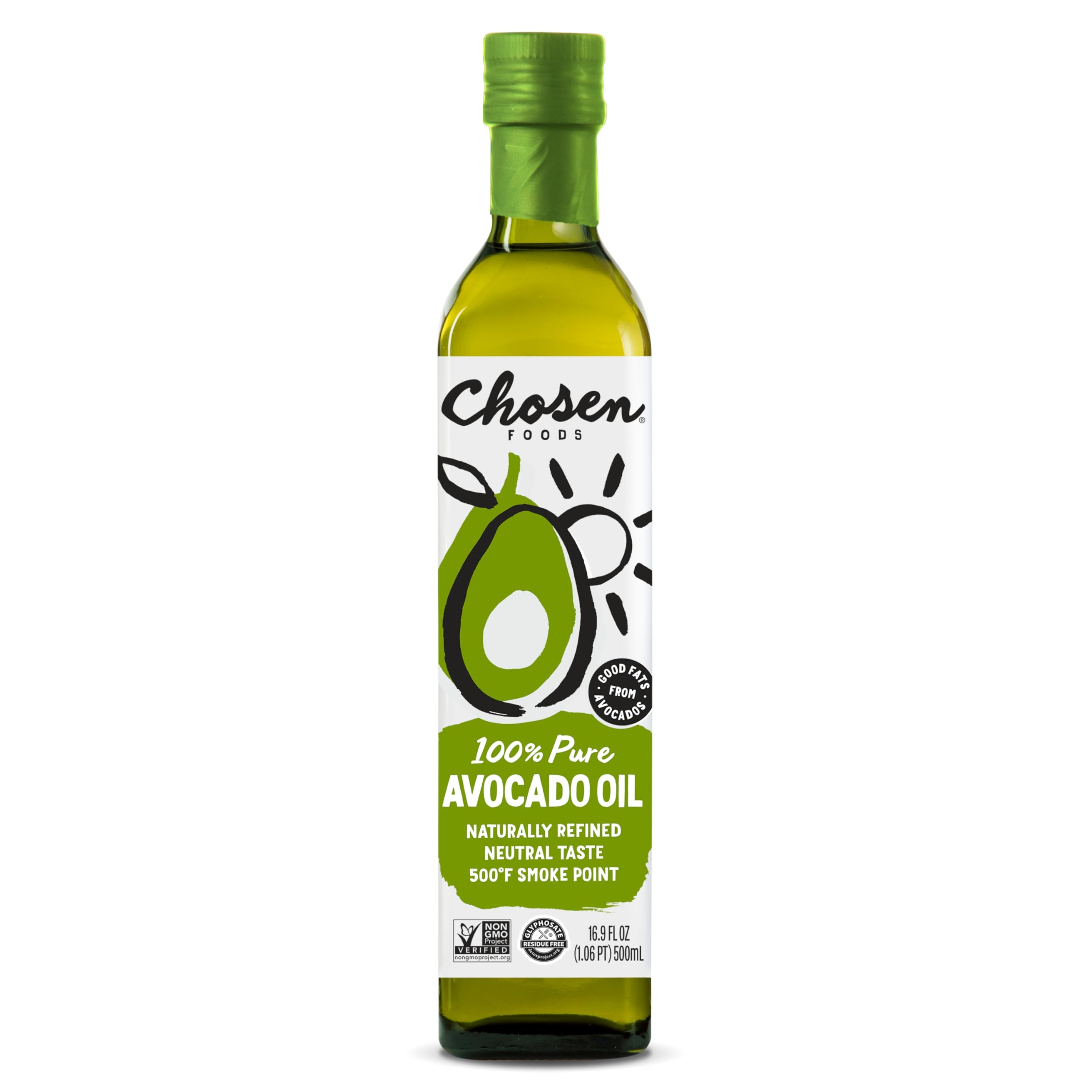 Chosen Foods, Avocado Oil, 16.9 fl oz