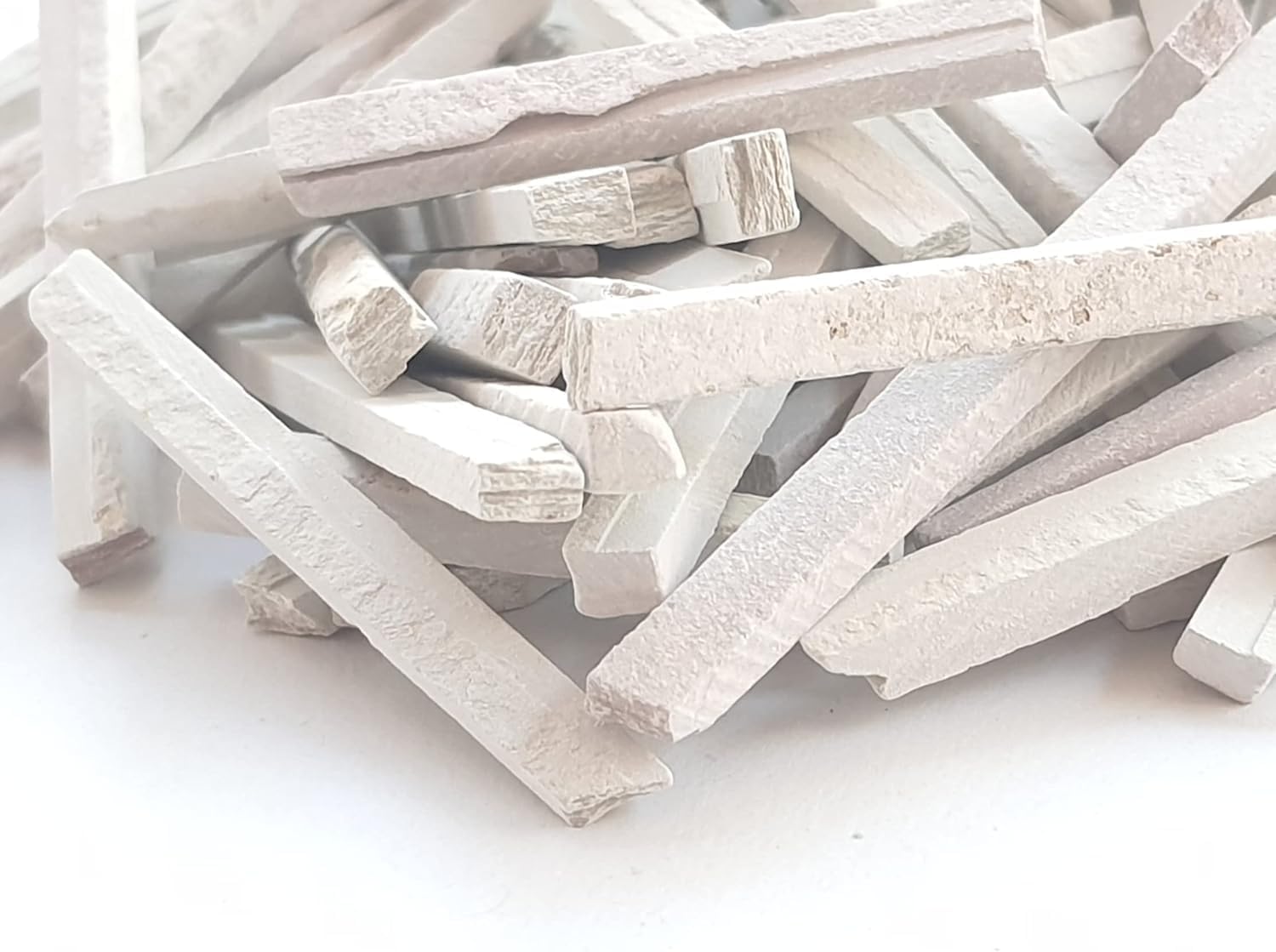 White chalk pencils sticks edible clay for eating pica earthy slate pencils to eat edible indian slate chalk rocks pencil to eat 110 gm (4ounce)