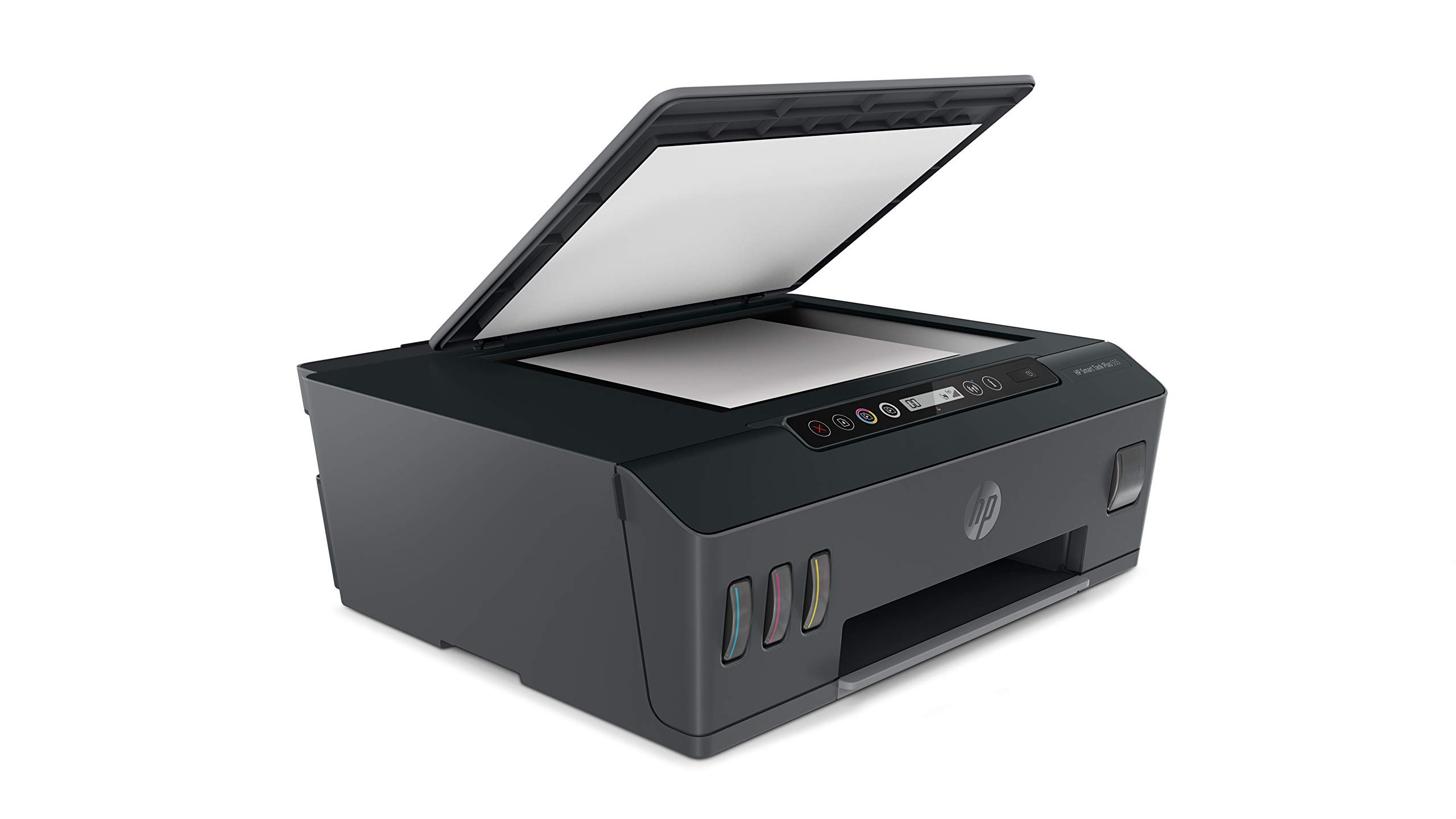 HP Smart Tank Plus 555 3-in-1 Multifunktionsdrucker (WLAN; Mobiles Drucken) – 3 Jahre Tinte inklusive, 3 Jahre Garantie, großer Tintentank, hohe Reichweite, Drucken in hoher Qualität