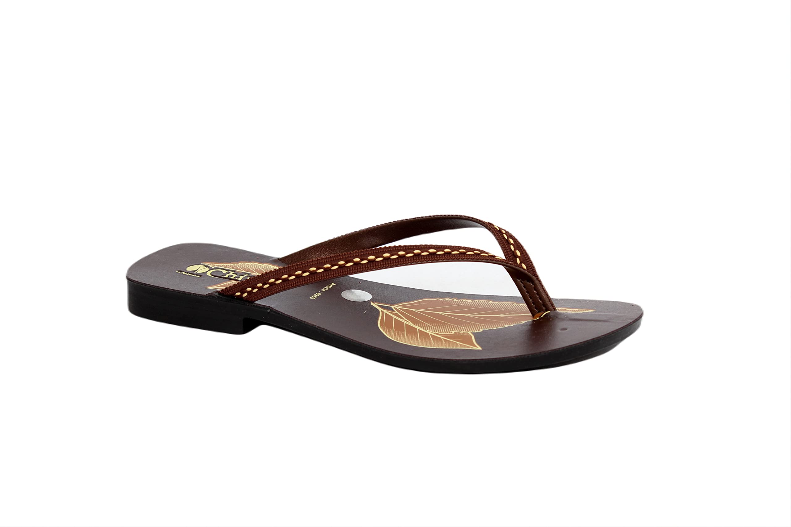 Chips Stylish Fashion Slipper for Women | Comfortable | Lightweight | Anti Skid | Casual Office Footwear 9555_BRN+BG._36 (B0CFXPKH93) Amazon Price History, Amazon Price Tracker