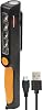 Brennenstuhl LED lampuseful LED battery Clipleuchte working lamp Akkubetrieben, including rotatable Clip magnet color: blackyellow, 1pc, 1175890