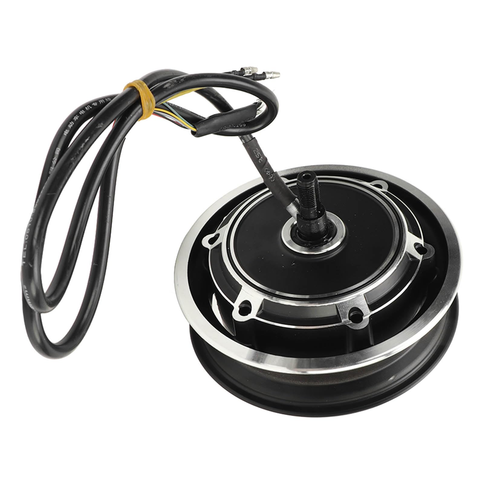 Motore del Ruota con Freno a Disco da 10 Pollici 24V 48V 350W 500W Motore DC Senza Spazzole per Scooter Elettrico Moto Fuoristrada Go Kart