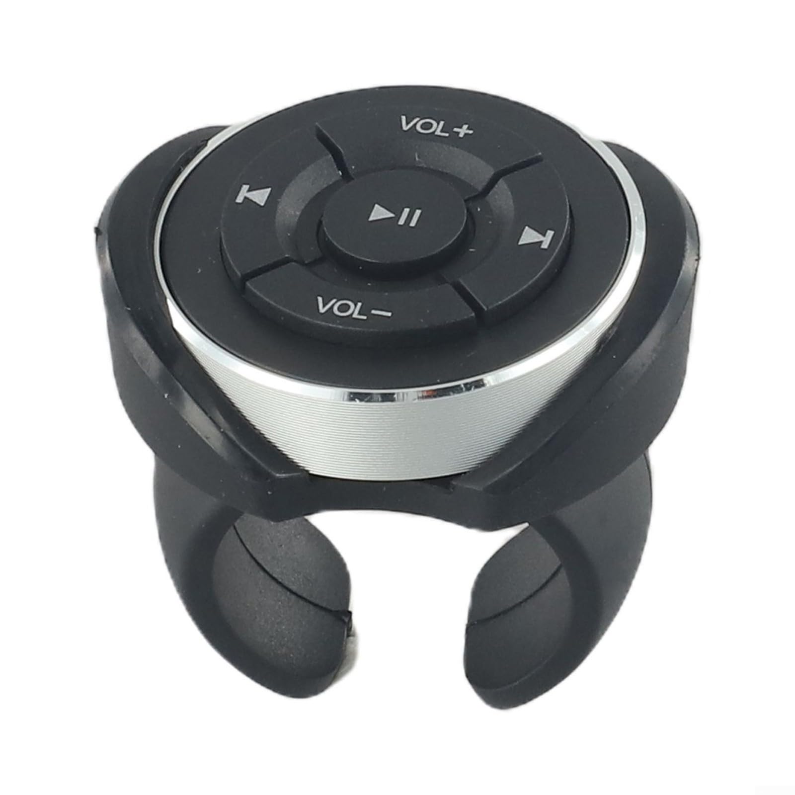 Telecomando wireless per volante, pulsante multimediale per musica e chiamate, controller impermeabile IPX4 4.0 con supporto per auto, moto, sci