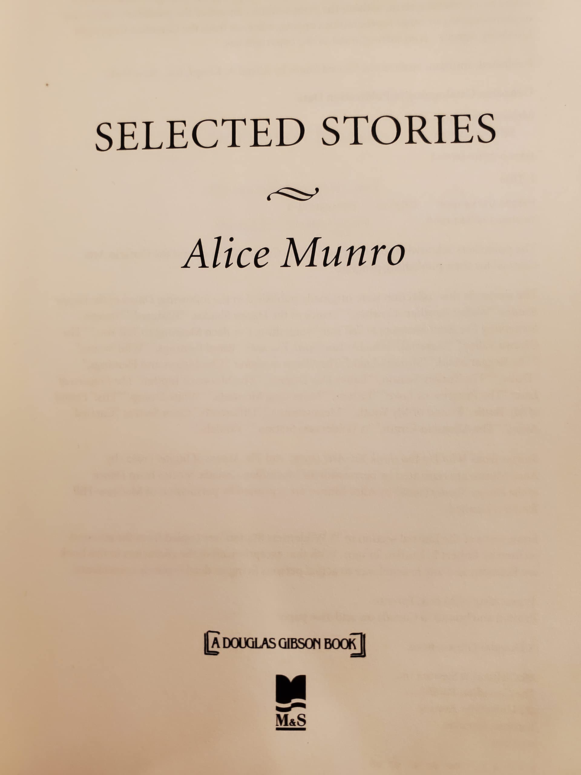 Selected Stories Munro, Alice - PT02