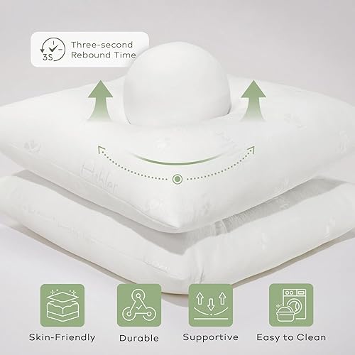 Miniatura 3 de Ashler - Insertos de almohada de 18 x 18 pulgadas con capa de aire, almohadas prémium para cama y sofá, almohada decorativa para interiores, relleno