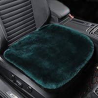 Vista 14 de LLB Fundas de asiento acolchadas de piel de oveja genuina para coches, camiones, SUV, protector de asiento cómodo, almohadilla para el asiento