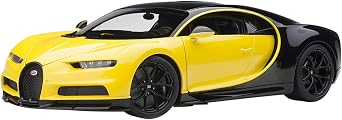 AUTOart 1/18 Bugatti Chiron 2017 Yellow/Black Finished Product