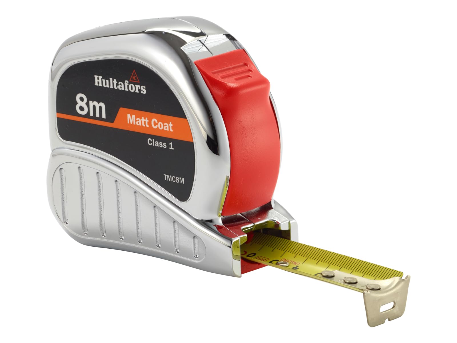 Hultafors Tm8M Chrome Tri-Matic Pocket Tape Measure 8M Width 25mm Hul368203 from B&Q