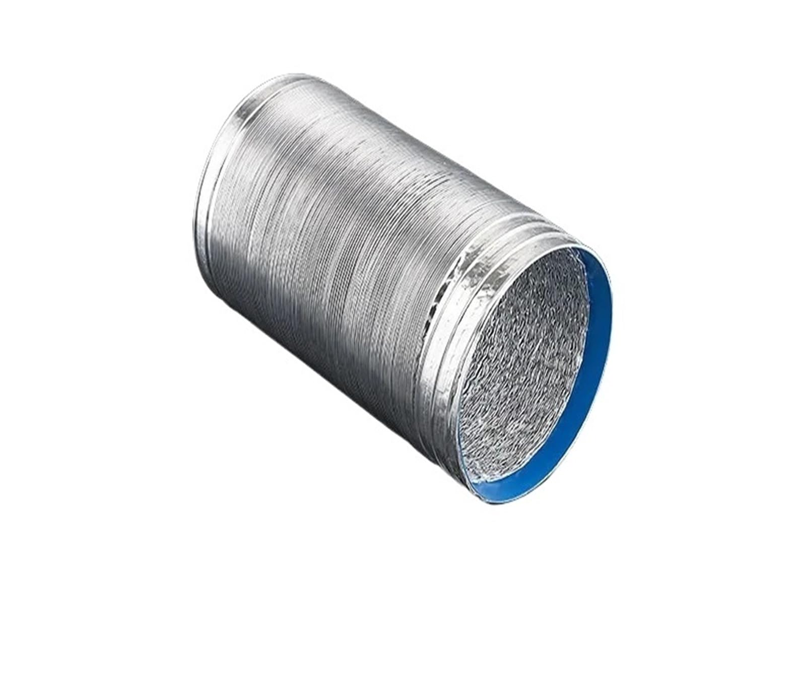 Aejhsin Silver Ventilation Duct Encrypted Aluminum Foil Ventilation Pipe Scalable Smoke Tube(6.0M,170Mm)