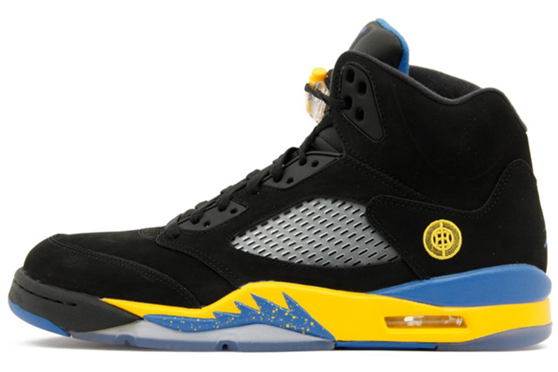 Nike Man's Air Jordan 5/v Retro Shanghai Shen 2013 Black/Varsity Royal - Varsity Maize 136027-089