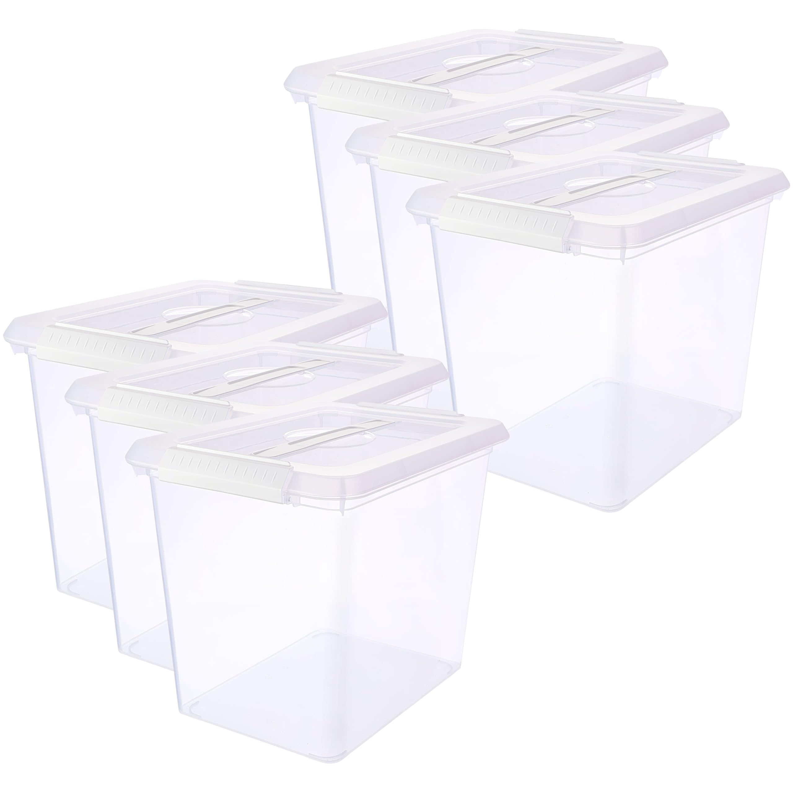 Amazon.com: Simply Tidy 26qt. Clear Storage Bin with Lid – Plastic