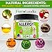 FurroLandia Allergy Relief Immune Supplement for Dogs - Seasonal & Food Allergies - Skin Itch, Hot Spots and More - Supports Digestive & Skin Health - Made in USA - 170 Treats - Bacon Flavor
