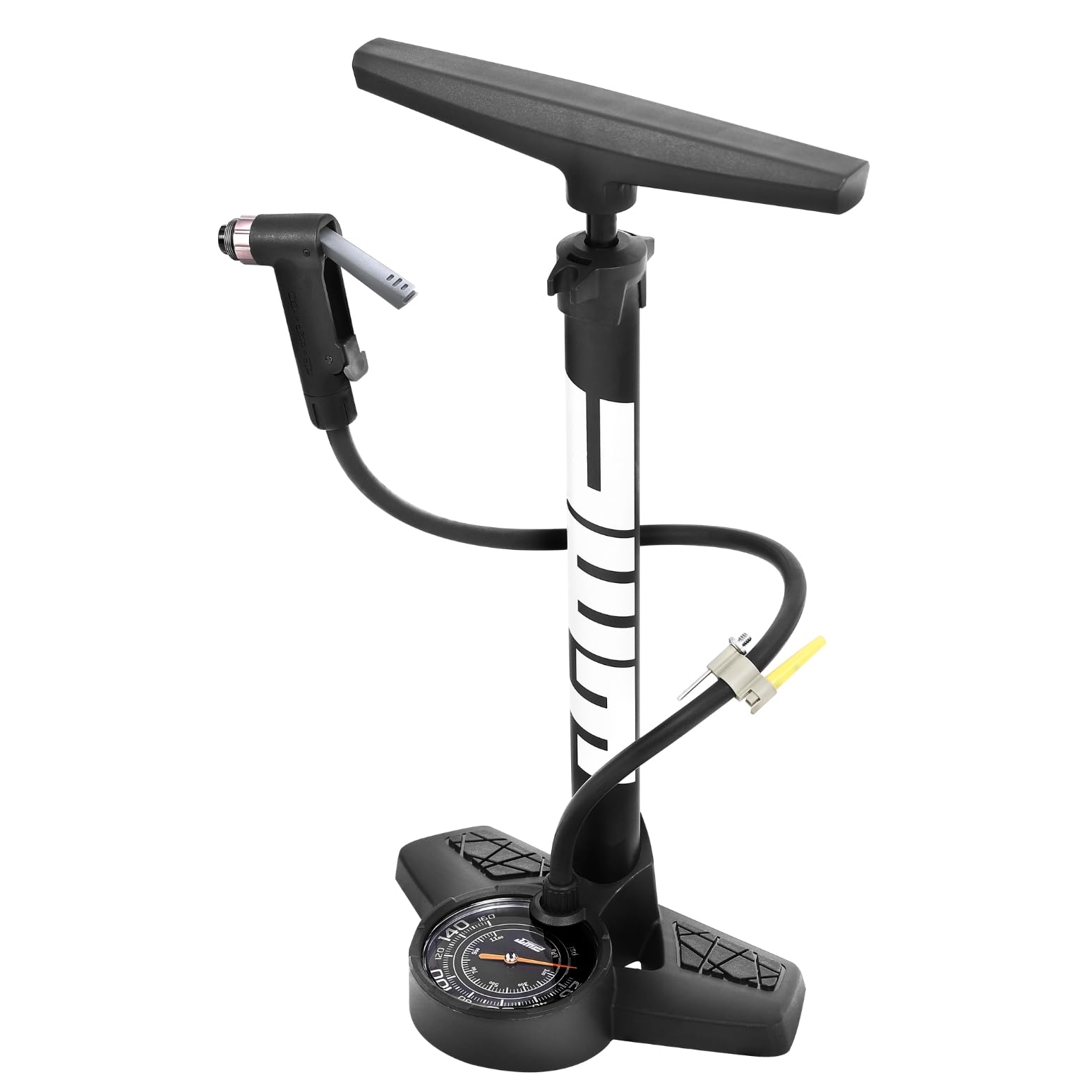 Amazon | PWT 自転車 空気入れ コンパクト フロアポンプ 片手で簡単