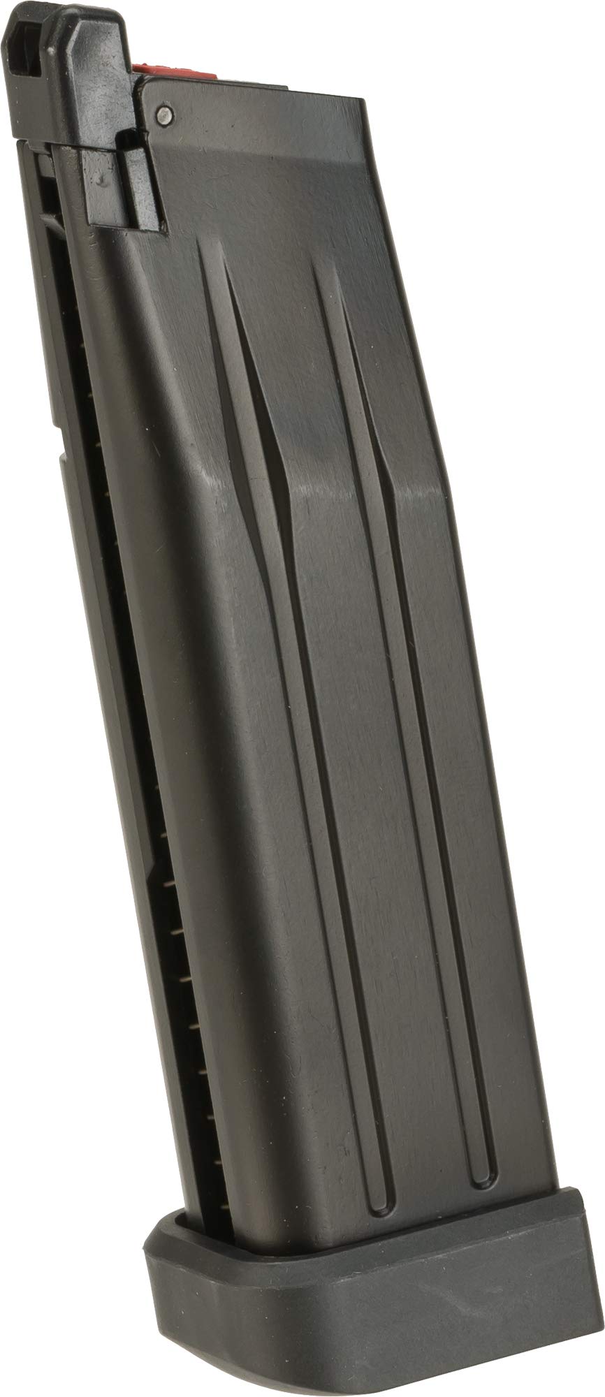 Evike Airsoft - AW Custom Spec Spare Green Gas Mag for HI-CAPA Gas Blowback Airsoft Pistols (Color: Black)
