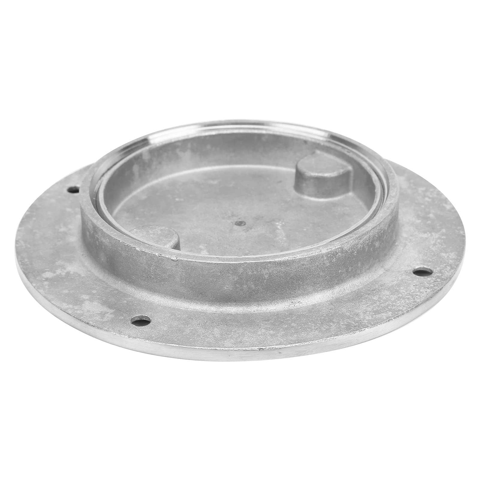 Yctze Plaque de Pont, Trappe D'inspection en Acier Inoxydable de Couvercle de Trappe de Pont en Acier Inoxydable de 3 Pouces avec Clé pour Accessoire de Quincaillerie de Bateau Marin