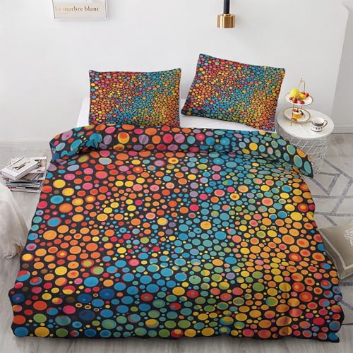 Funda Nordica Cama 180 Color Juego de Ropa de Cama Cálido Transpirable Microfibra para Infantil Juvenil con Cremallera, 1 Funda Nórdica 240x260 cm + 2 Fundas de Almohada 50x75 cm