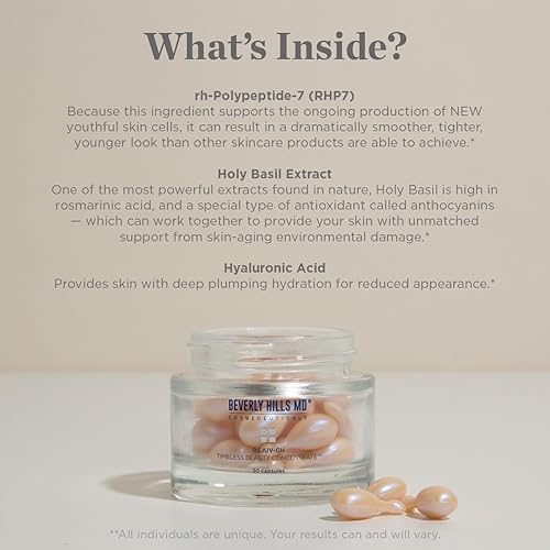 Miniatura 3 de Beverly Hills MD Rejuv-GH Concentrado de belleza atemporal para piel envejecida, soporte de colágeno, fórmula de líneas antiarrugas, regordeta,