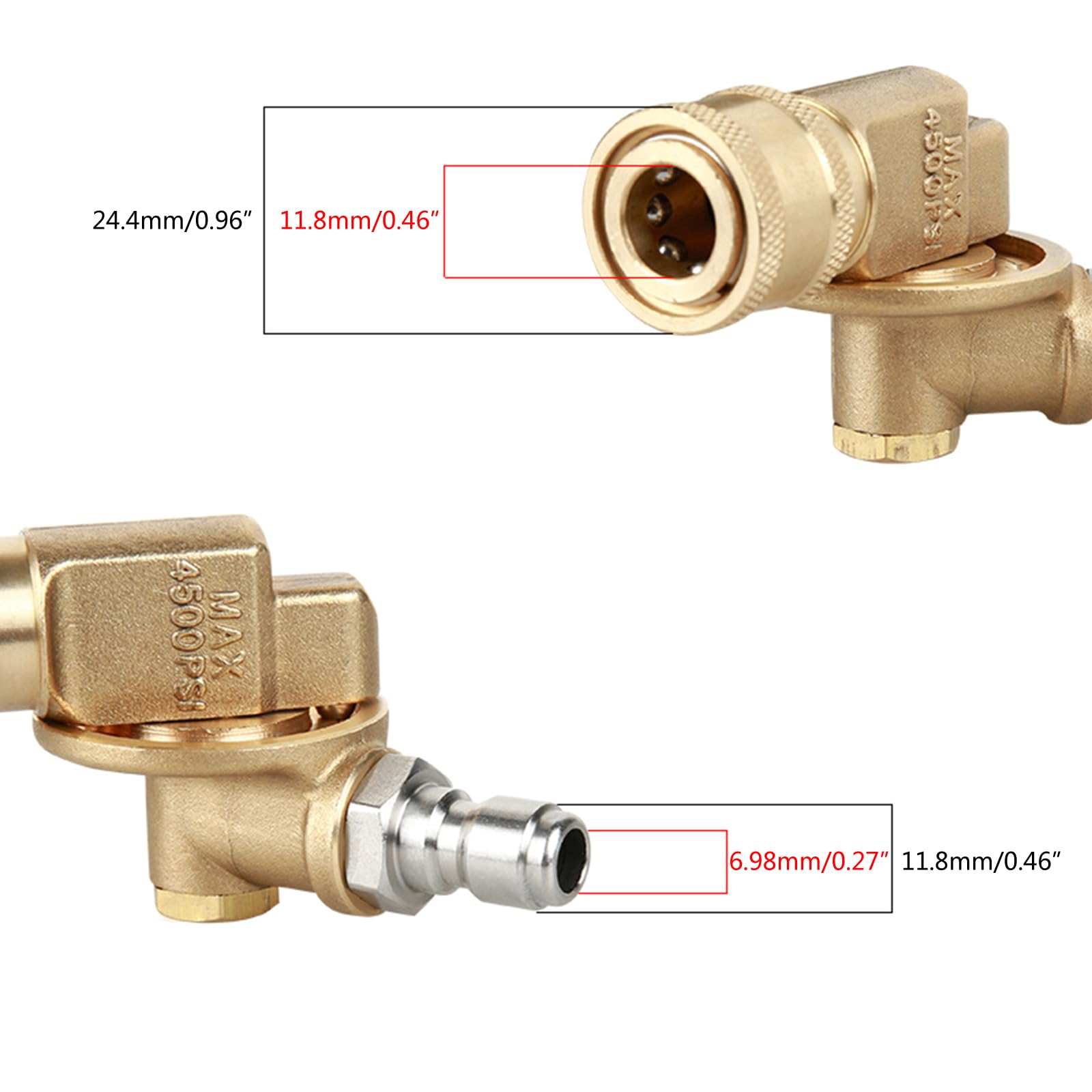 Kit 7 Ugelli Per Idropulitrice - Connessione Rapida 1/4 Per Auto E Giardino - Foto 12