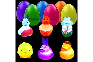 Jofan Jumbo Easter Eggs Filled with Light-Up Bath Toys