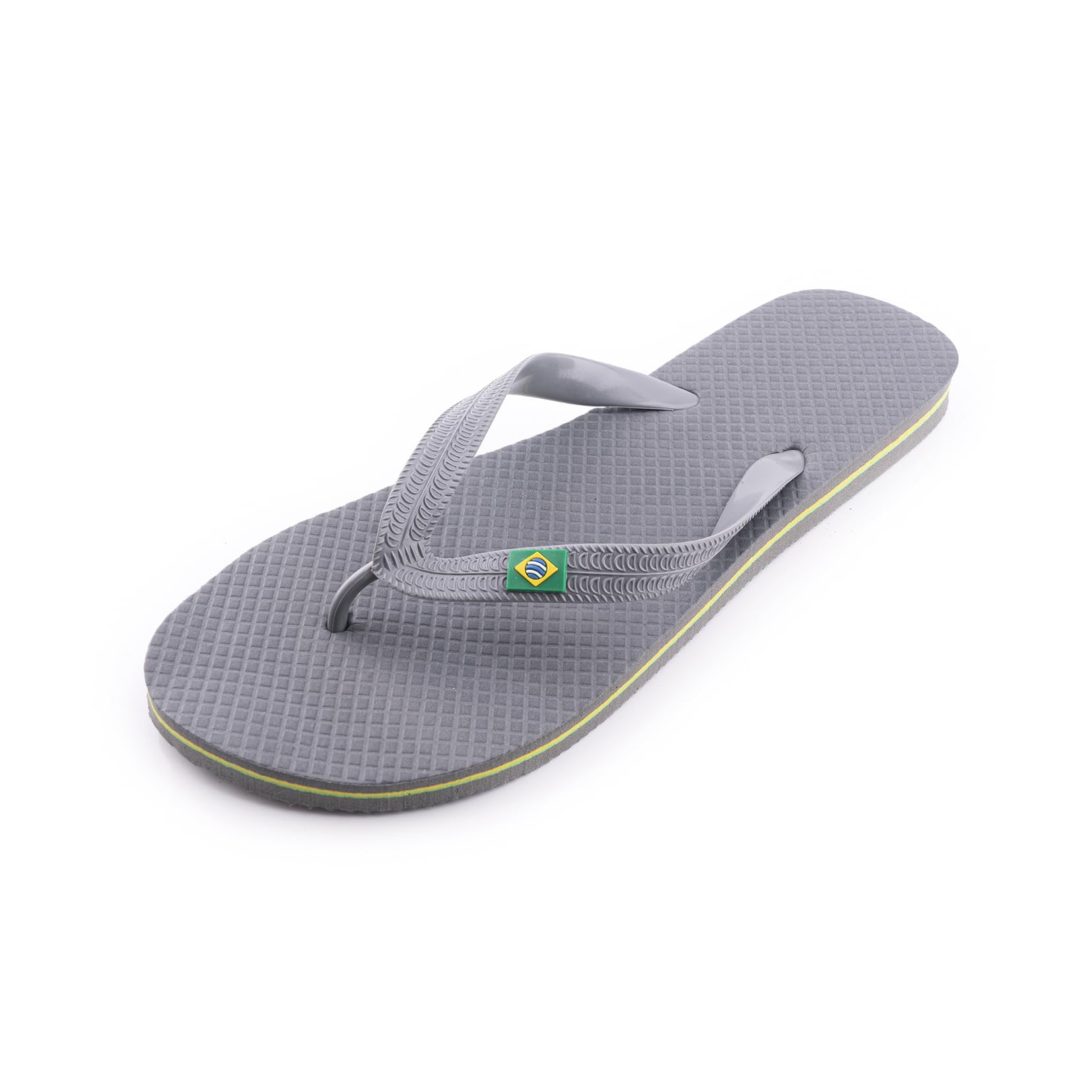 R-ISLAND Chanclas para hombre,Flip-flops,brasil logo, Adulto,Genial para casa,playa piscina.