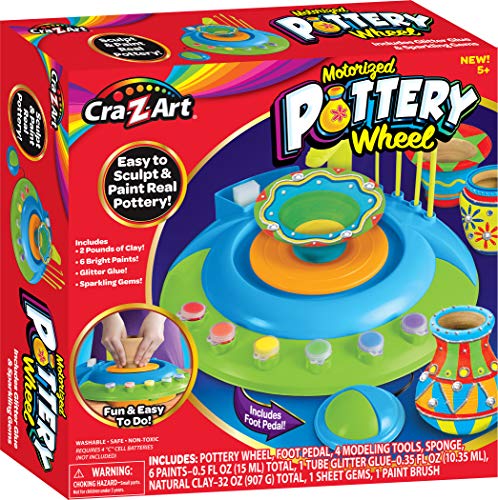 Cra-Z-Art Children’s Motorized Pottery Wheel Activity Set #TOP2