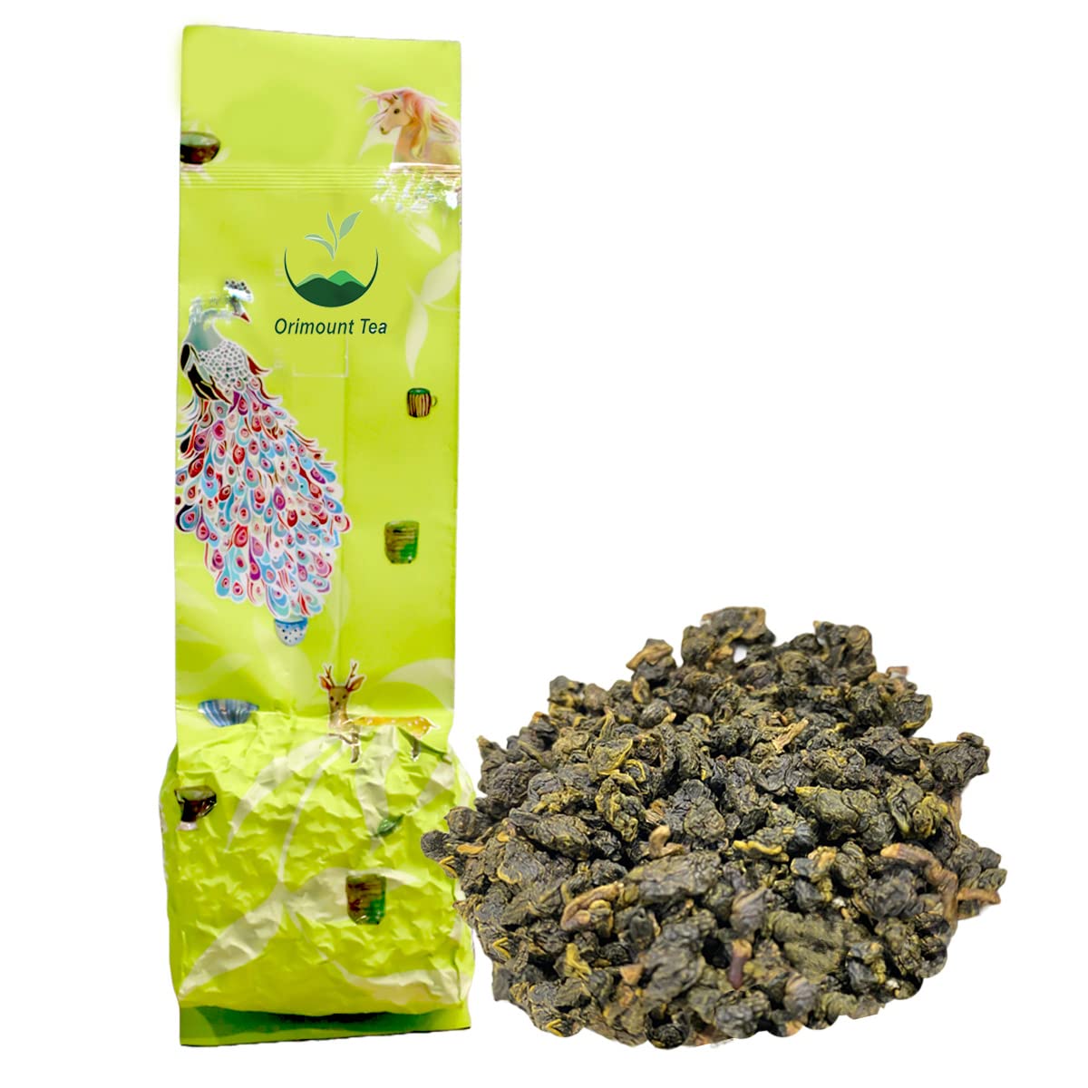 Orimount Tea Taiwan Alishan Oolong Tea Loose Leaves - 150 grams High-mountain tea, Kung Fu Tea, Low 