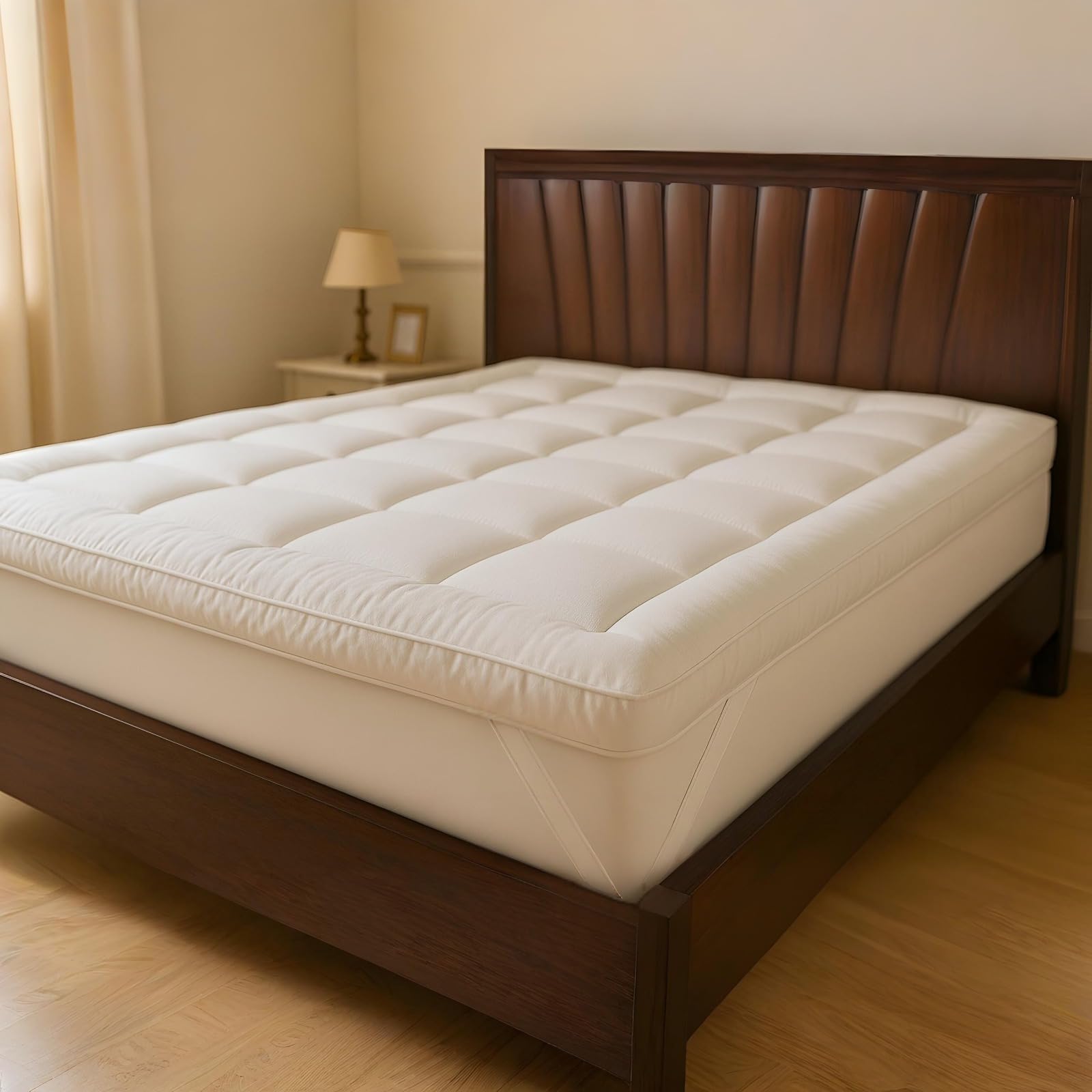 10cm Hotel Quality Quilted Microfiber Mattress Topper Double bed – Luxury Comfort, Hypoa...