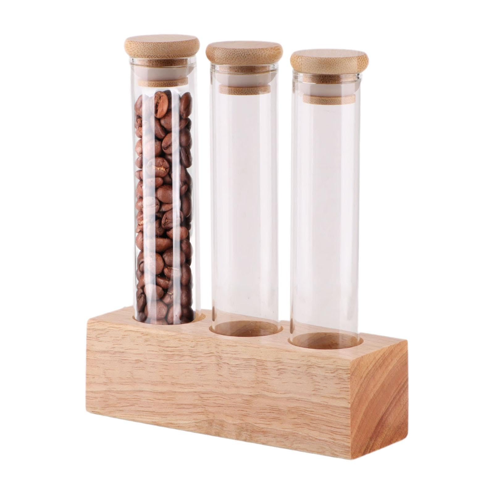 Amazon｜Fenteer ガラス製コーヒー豆保存容器 コーヒー豆保存