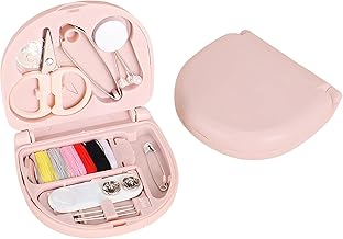 Lazer Mini Travel Sewing Kit Beginner Box Pocket Folding with Sewing Needle, Thread, Cotton, Pin, Scissors, Button, Clip, Needle Threader
