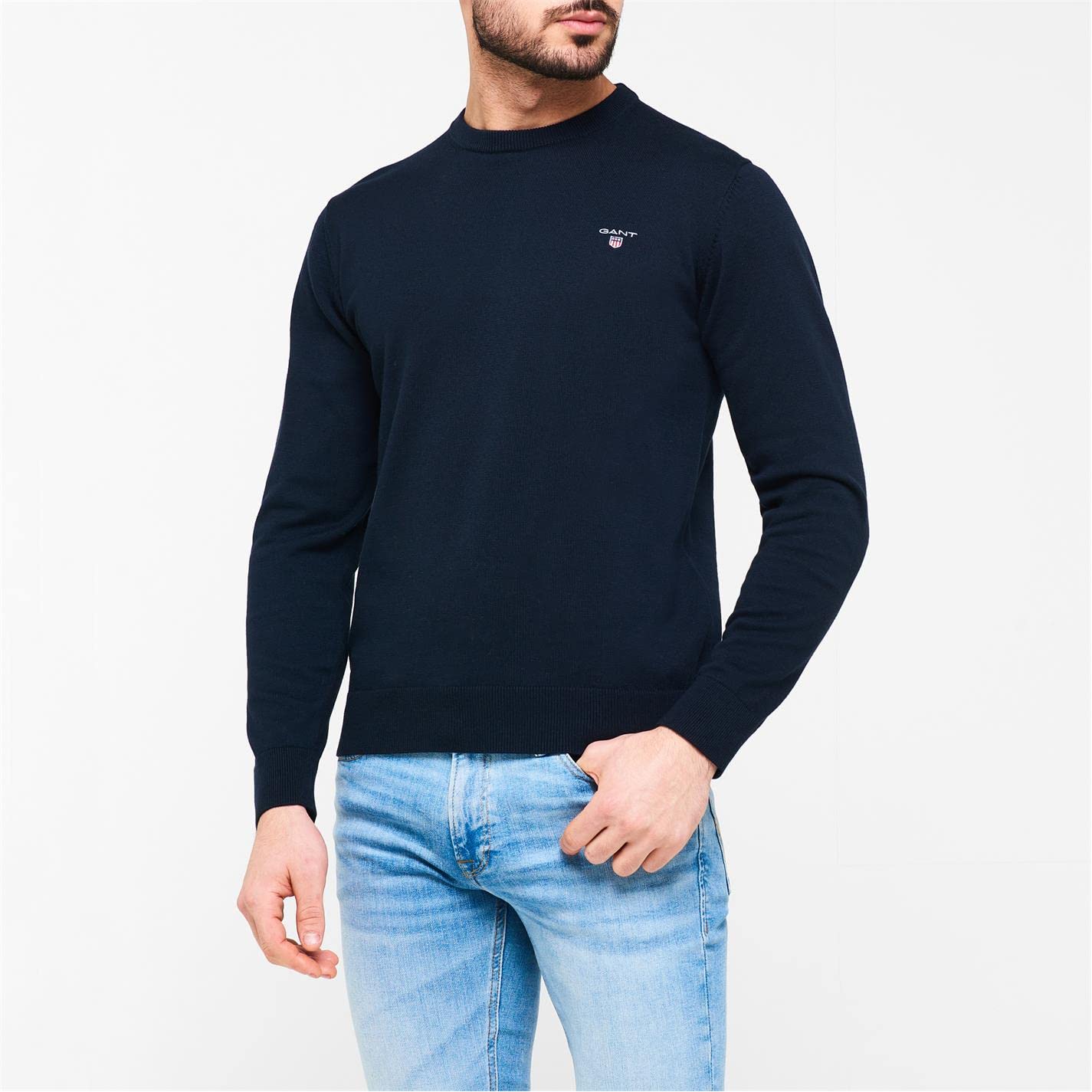 Gant Herren Classic Cotton C-Neck Pullover