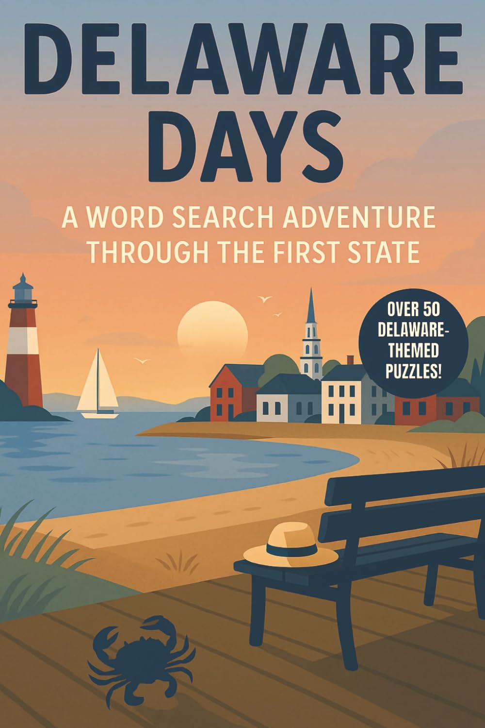 Delaware Word Search: A Puzzle Book about Delaware's Beaches, History, Landmarks and More