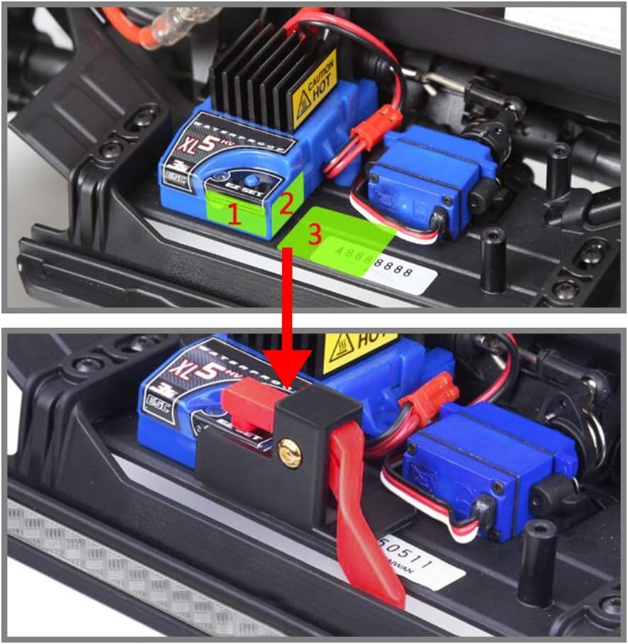 ESC Easy Start Trigger Power Switch Kit for TRX4 1/10 RC Trail Crawler Truck Accessory