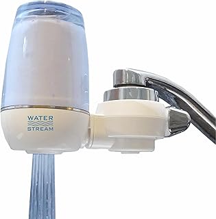 Water Stream by Little Luxury, Luxury Home Tap Water Filter, Ceramic & Carbon Filter (1 Filter Included), Reduces Lead, Ch...