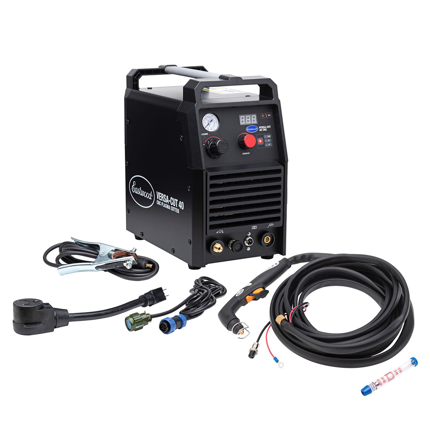 Eastwood Versa-Cut CNC Cut 40A Plasma Cutter Machine with Cutting Hand Torch | Professional and Industrial Grade Metal Precision Cutting and Sheet