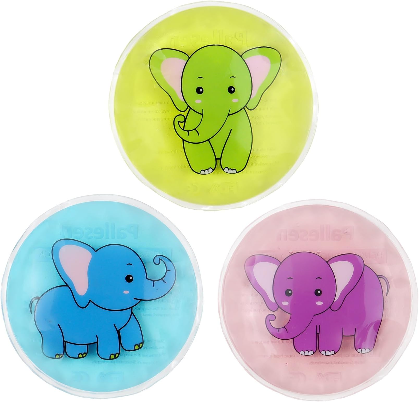 3 Packs Ice Packs, Small Ice Packs for Injuries, Reusable Hot Cold Gel Packs for Kids Injuries, Pain Relief, Bumps & Bruises Fever, Swelling,Wisdom Teeth Recovery