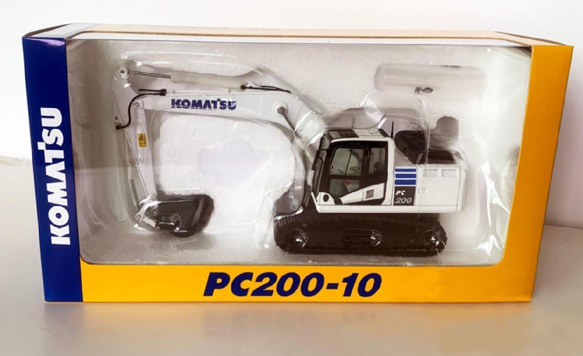 Amazon.co.jp: △超希少！白！ミニチュア 1/50 コマツ KOMATSU 油圧