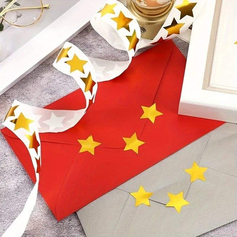 Pegatinas de estrellas Doradas para Niños, Gold star stickers, 1 Unidad - imagen 3