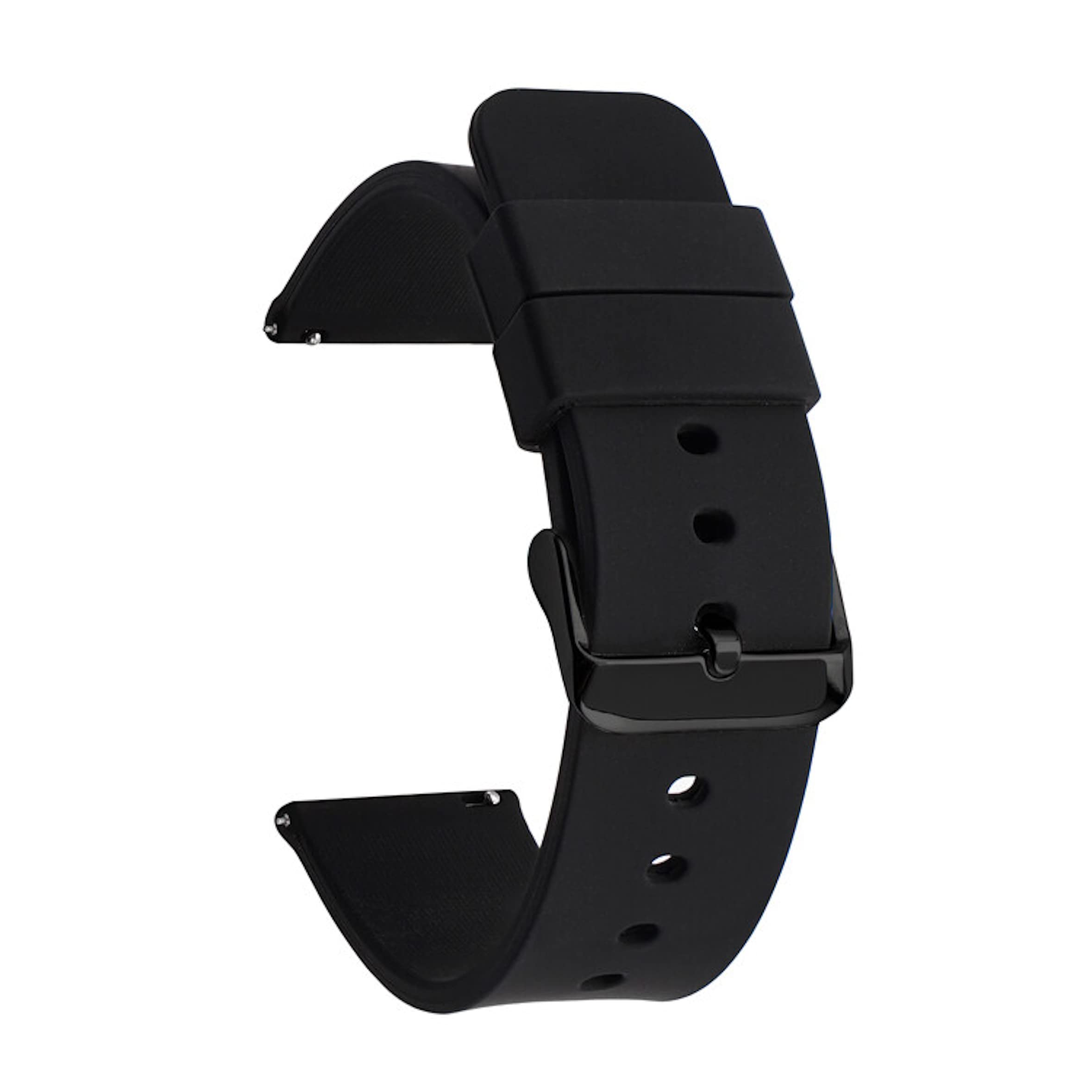 STRAPY 22mm Soft Silicone with Metal Buckle Strap Replacement Belt Band for Realme Watch 2 Pro Smart Watch Straps