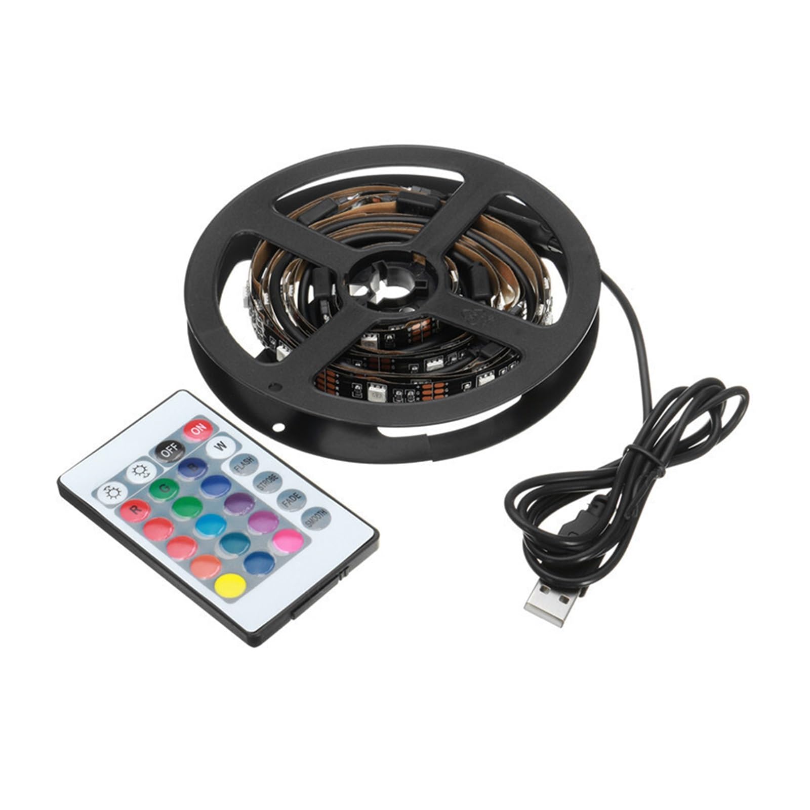 5 m telewizor 5 V USB tablica RGB miękka taśma świetlna 2 x 40 + 2 x 60 cm kolorowa taśma świetlna tło komputerowe światło